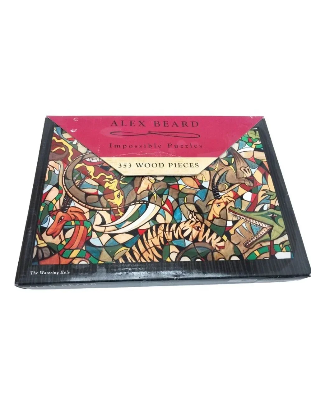 Alex Beard Impossible Puzzles 353 Wood Pieces Stained Glass Design